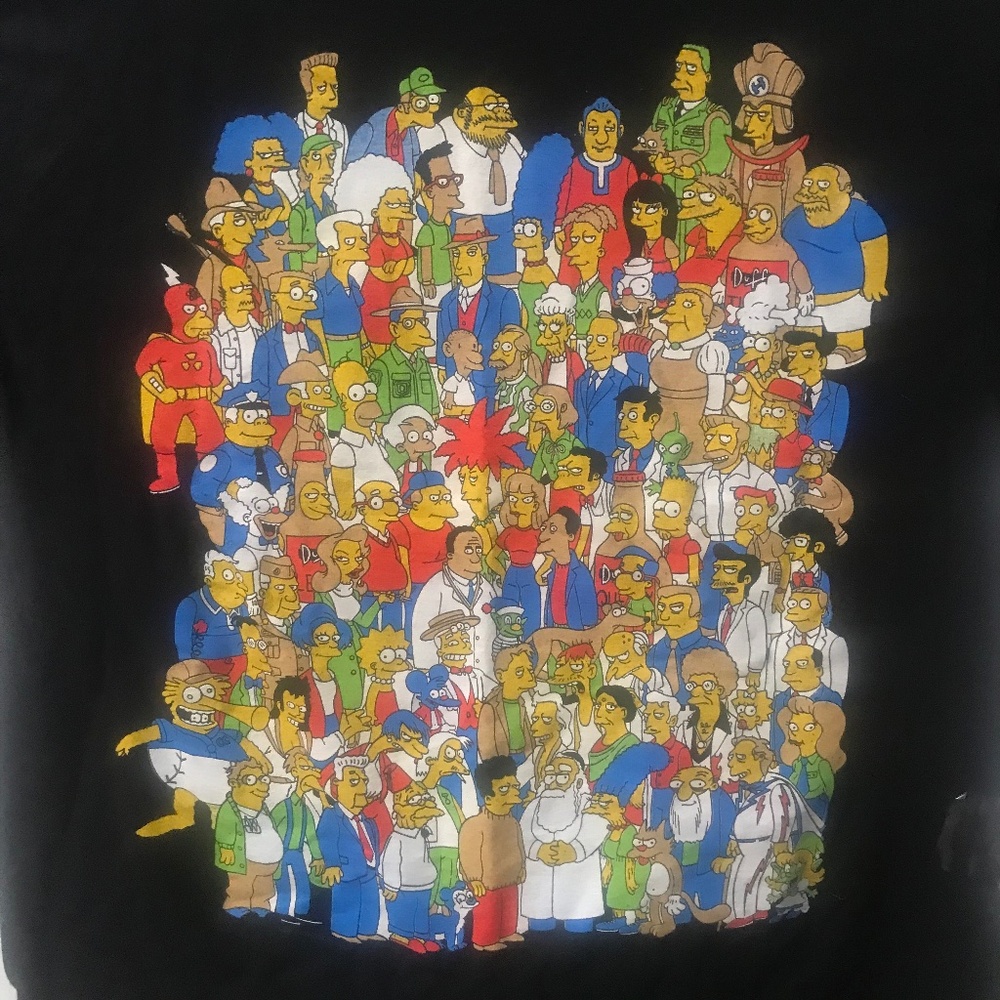 Vintage Simpsons T-Shirt "Entire Cast"